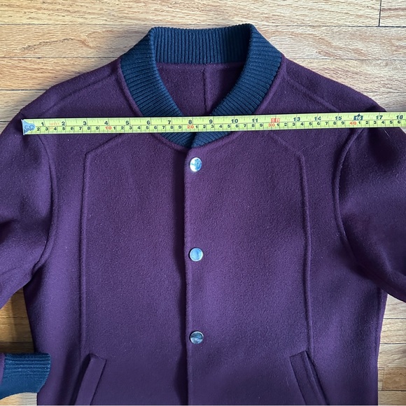 Burgundy bomber jacket - Picture 8 of 10